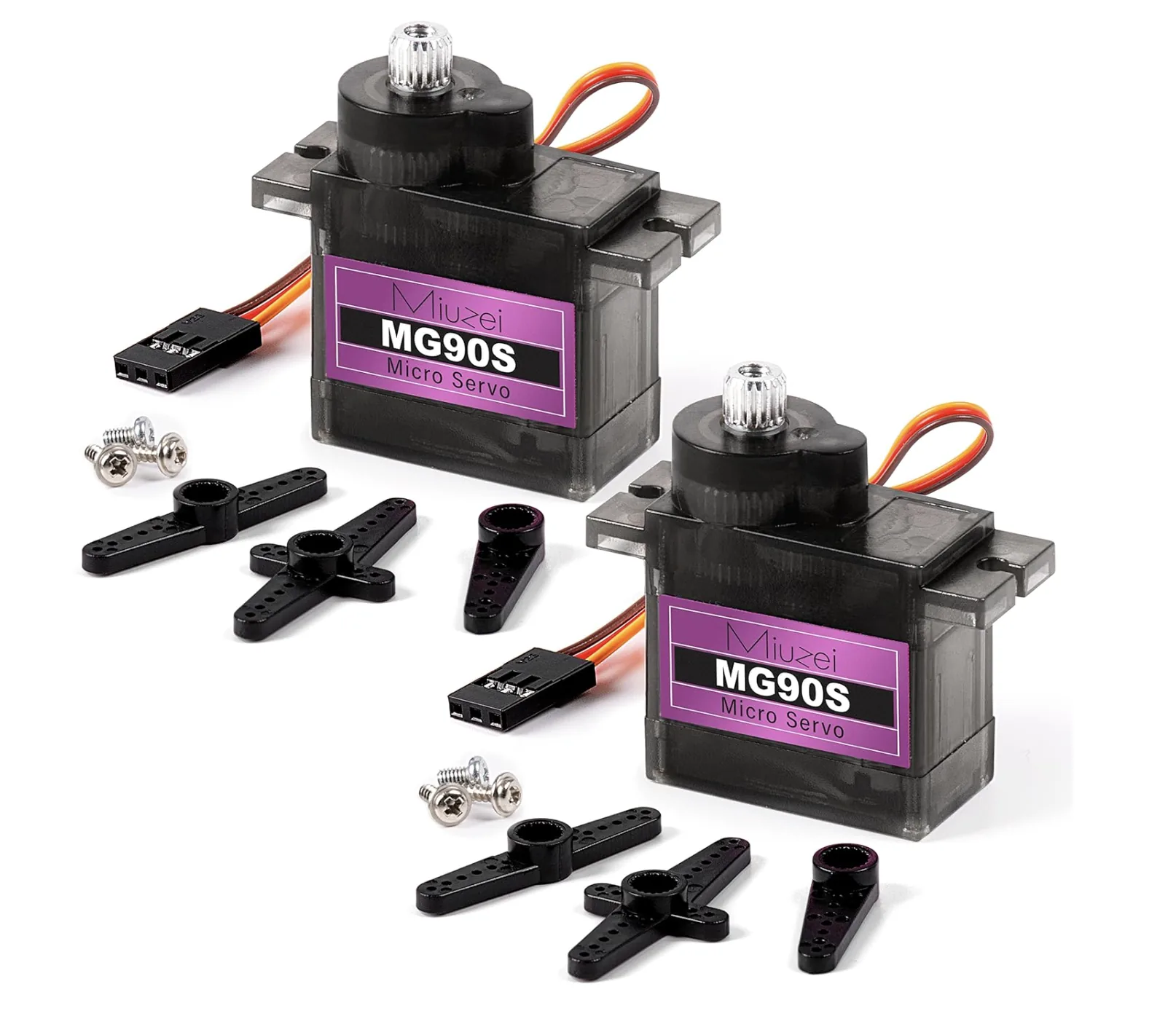 Miuzei MG90S Micro Servo Motor Metal Geared