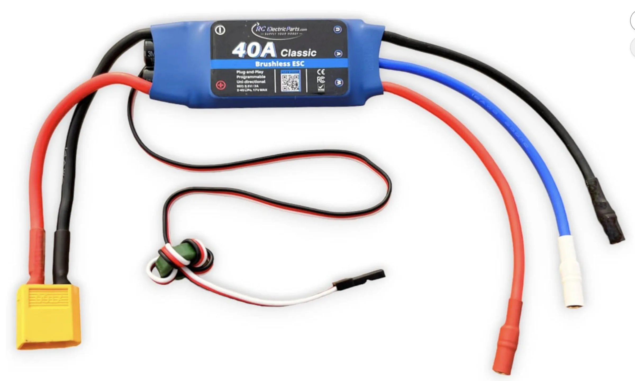 40A RC Brushless Motor Electric Speed Controller ESC