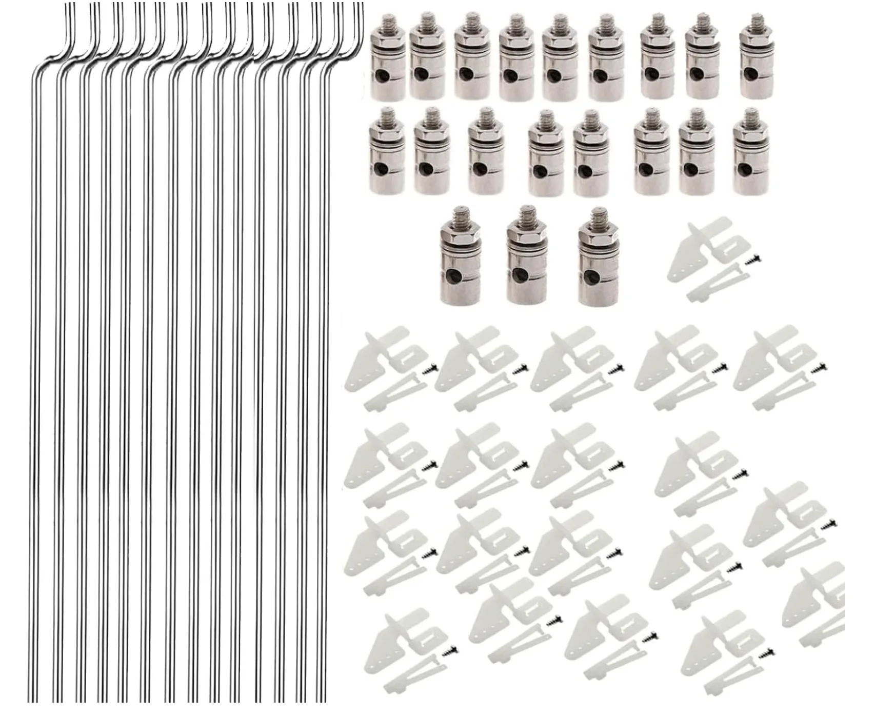 Pushrod Connector, Control Horns, and Z Push Rods Kit