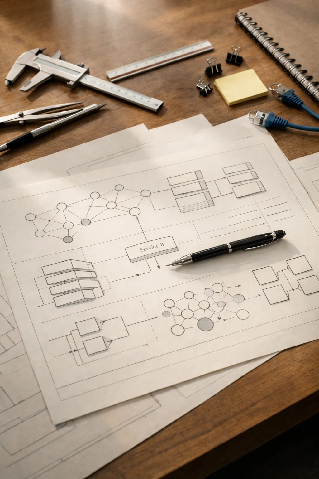 Software architecture diagrams and engineering tools