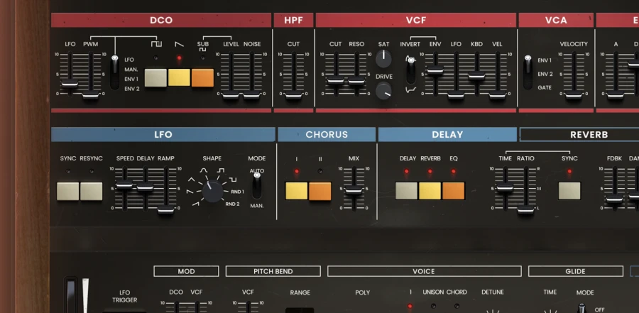 AIR Jura synthesizer plugin interface