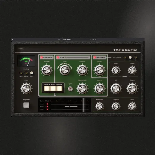 AIR Tape Echo plugin interface