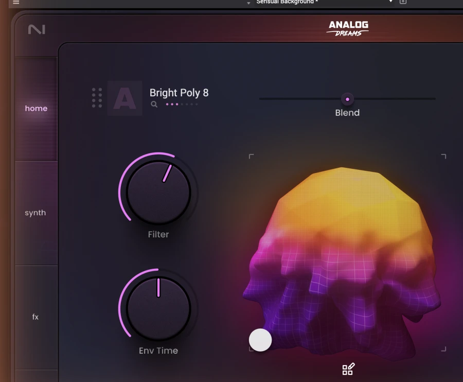 Native Instruments Analog Dreams MPC Edition plugin interface