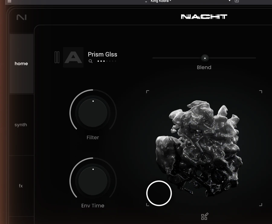 Native Instruments Nacht MPC Edition plugin interface
